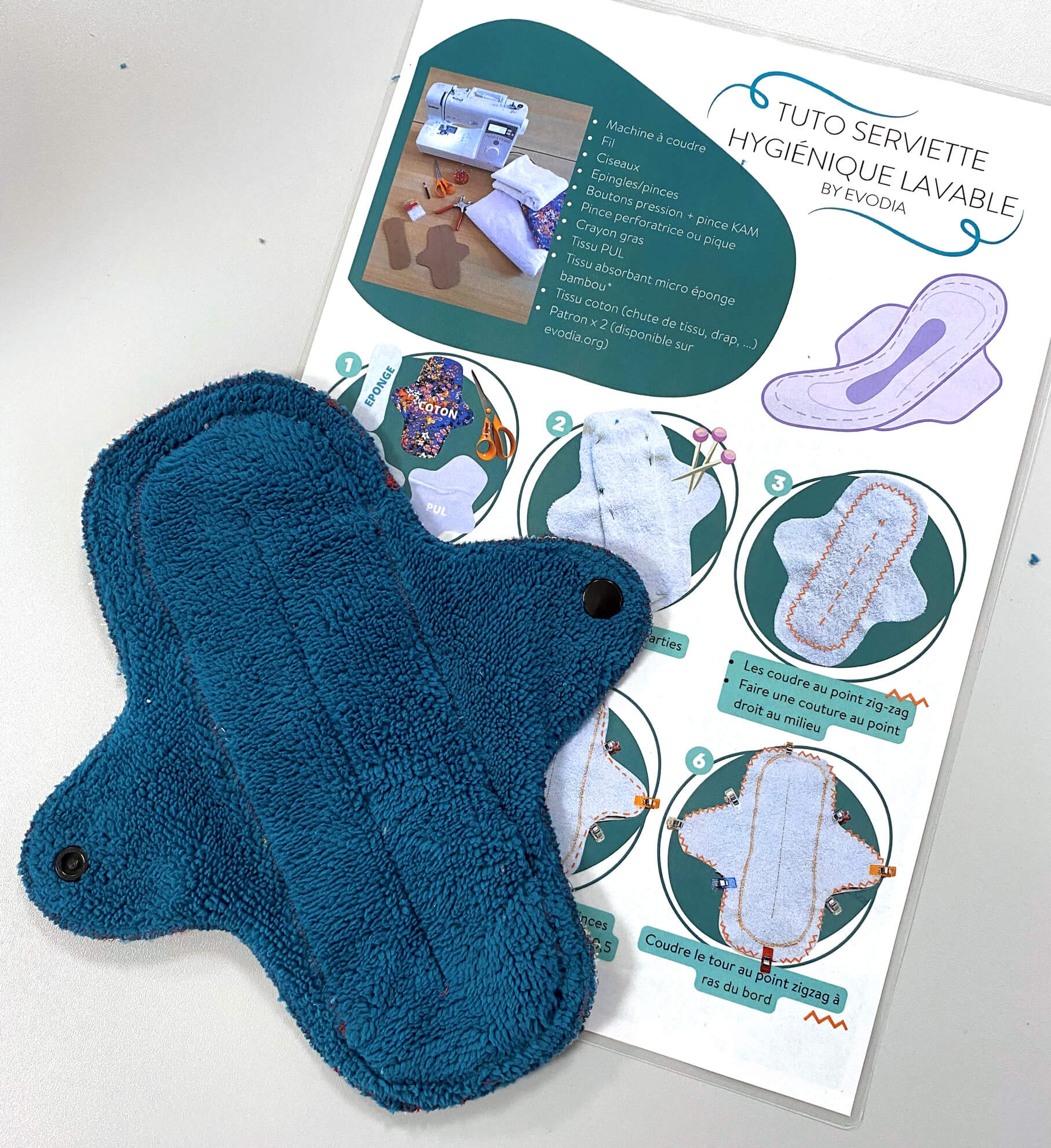 Fabriquer une Serviette Hygiénique Lavable : Tutoriel Complet