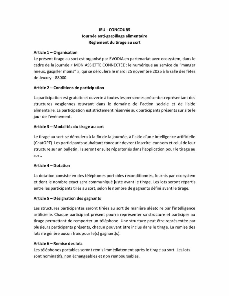 thumbnail of Reglement tirage au sort GA 2025