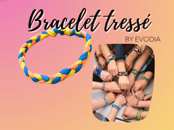 Tuto bracelet tressé by Evodia