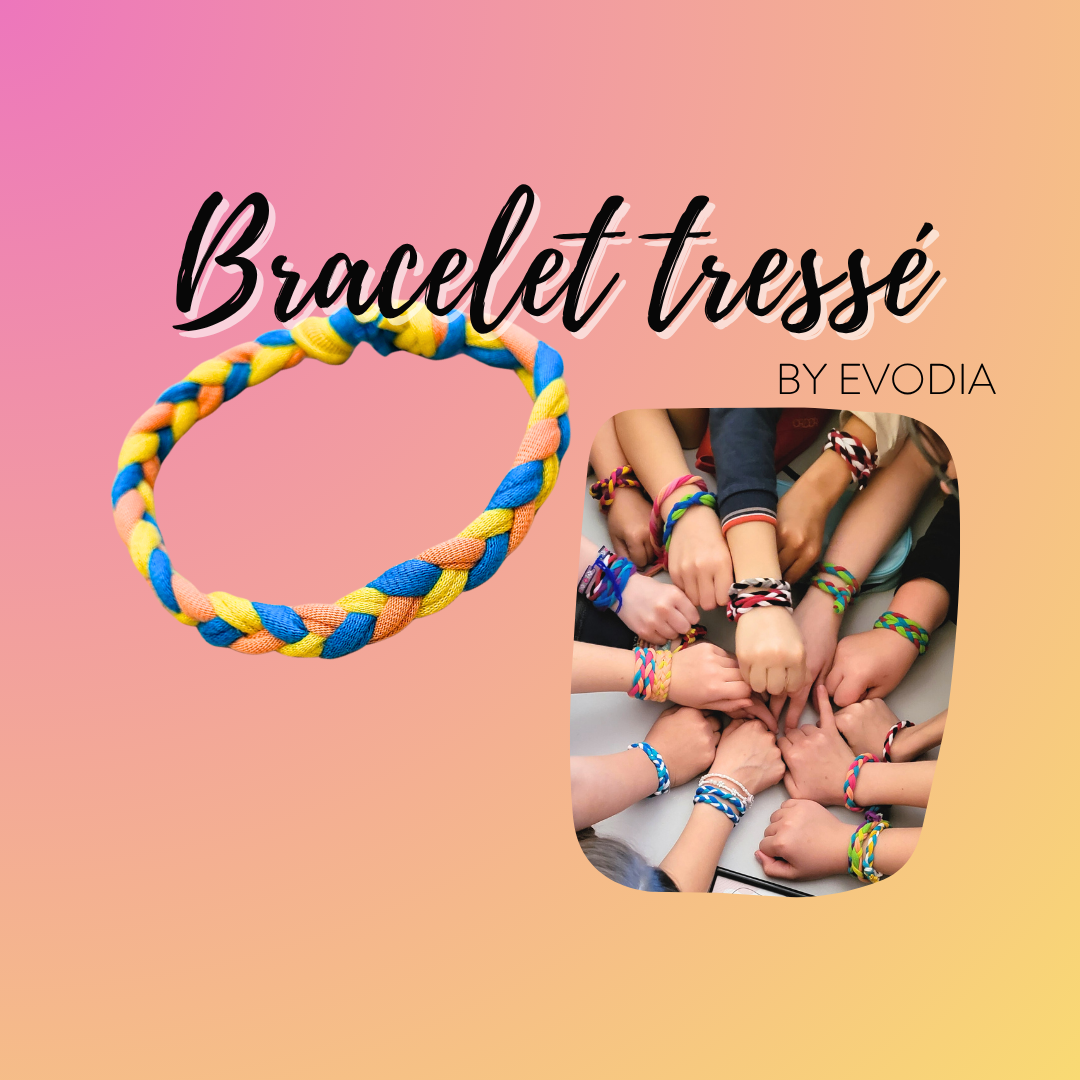 Tuto bracelet tressé by Evodia