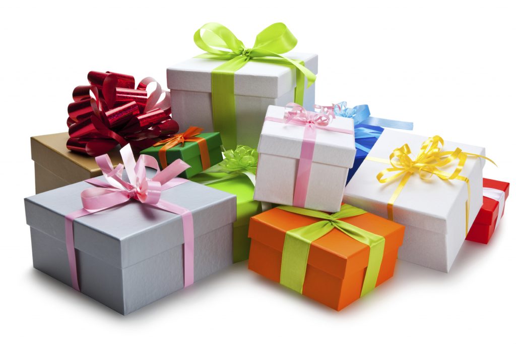 illustration de cadeaux pour une fête éco-responsable